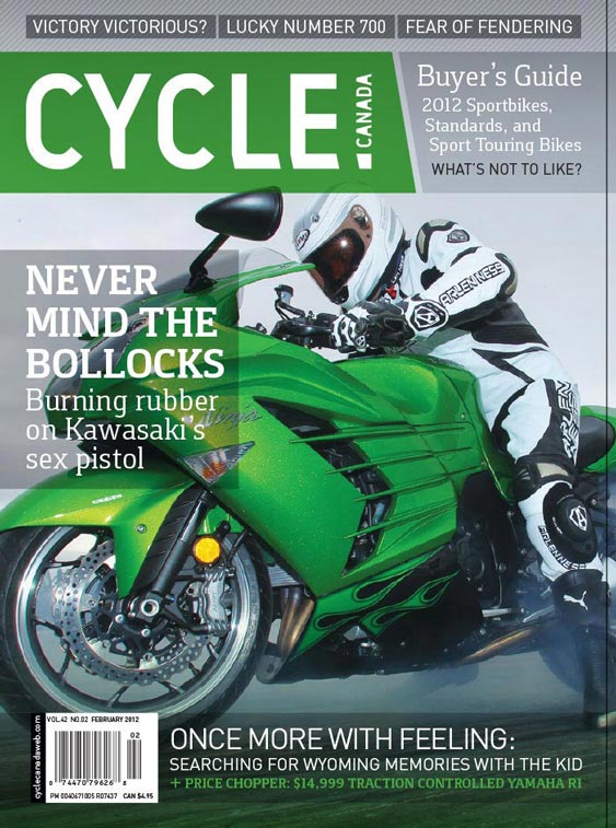 Cycle Canada magazine cover - February 2012 issue design by Filip Jansky