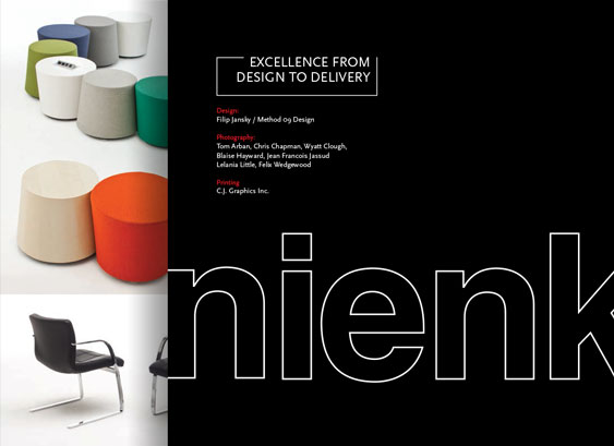 Nienkämper corporate brochure cover design by Filip Jansky