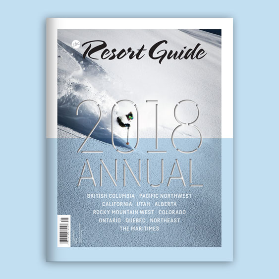 SBC Resort Guide 2018 magazine cover design by Filip Jansky