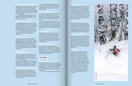 SBC Resort Guide 2018 magazine editorial design by Filip Jansky