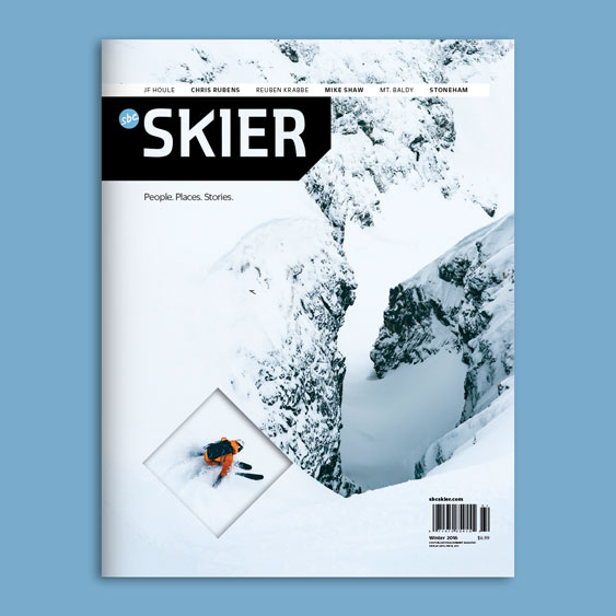 SBC Skier 15.1 magazine cover design by Filip Jansky