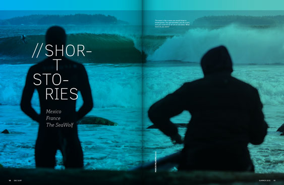 SBC Surf 10 magazine editorial design by Filip Jansky