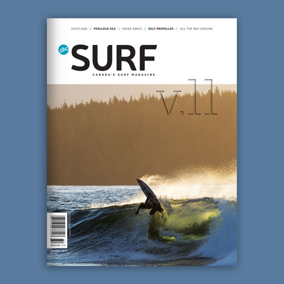 SBC Surf 11 magazine cover design by Filip Jansky