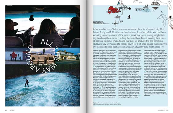 SBC Surf 11 magazine editorial design by Filip Jansky