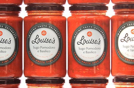 Louise Prete Fine Foods branding campaign design by Filip Jansky