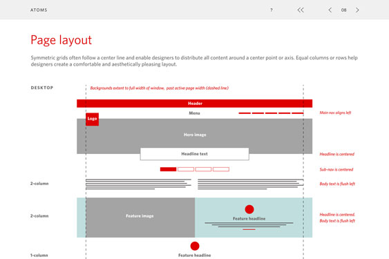 Advance United - UI styleguide designed by Filip Jansky