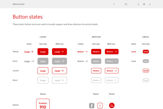 Advance United - UI styleguide designed by Filip Jansky