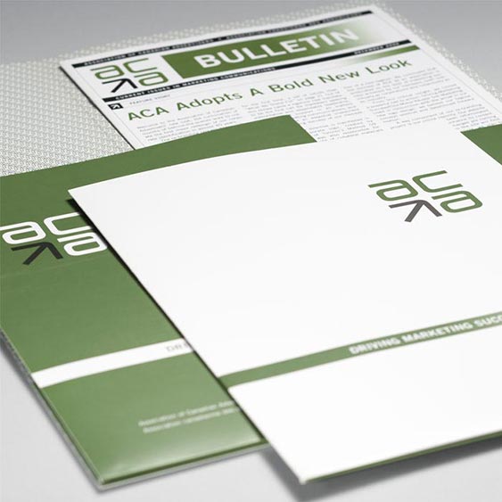 Association of Canadian Advertisers (ACA) Media Kit and Newsletter design by Filip Jansky