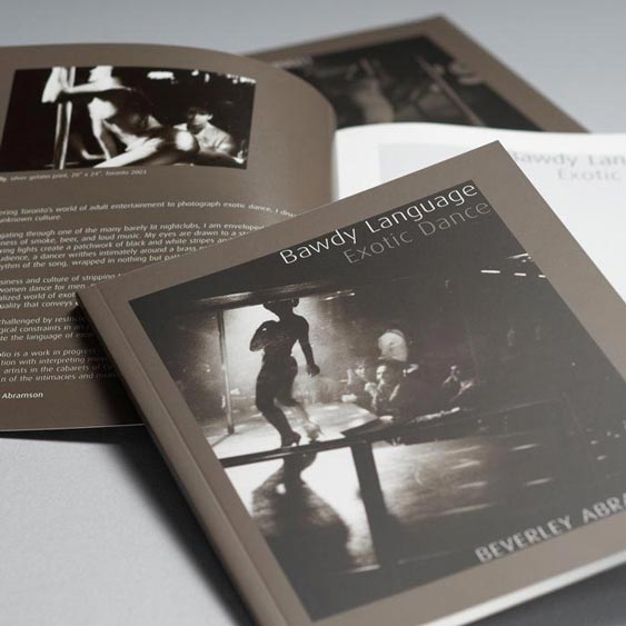 Beverley Abramson Bawdy Language - Photographer's Soft Cover Edition Monograph / Book design by Filip Jansky