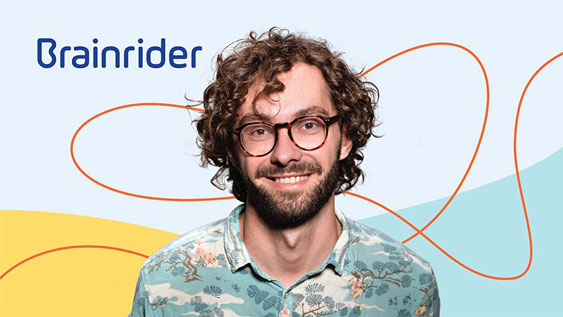 Brainrider - Zoom meeting backgrounds designed by Filip Jansky