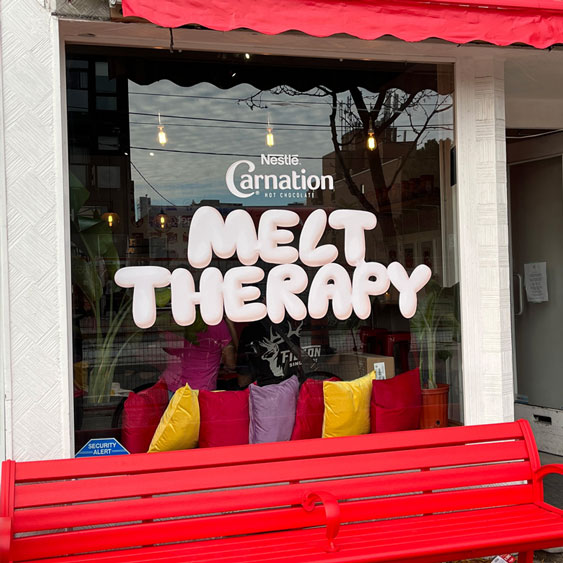 Nestle Carnation Melt Therapy - Exterior graphics by Filip Jansky