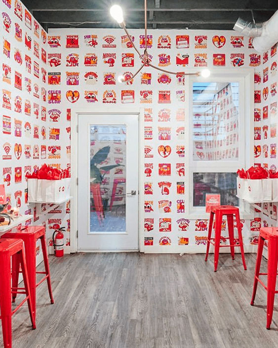 Nestle Carnation Melt Therapy -Interior graphics by Filip Jansky