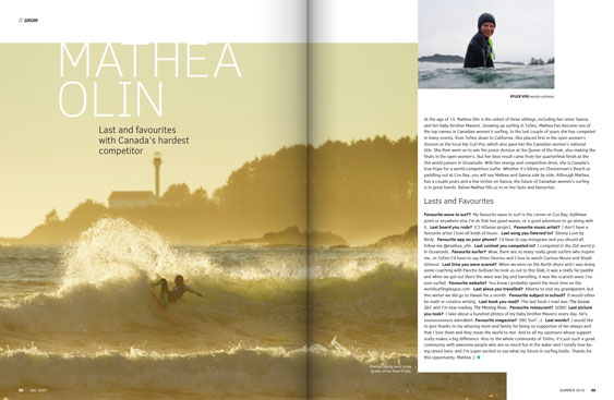 SBC Surf 10 magazine editorial design by Filip Jansky