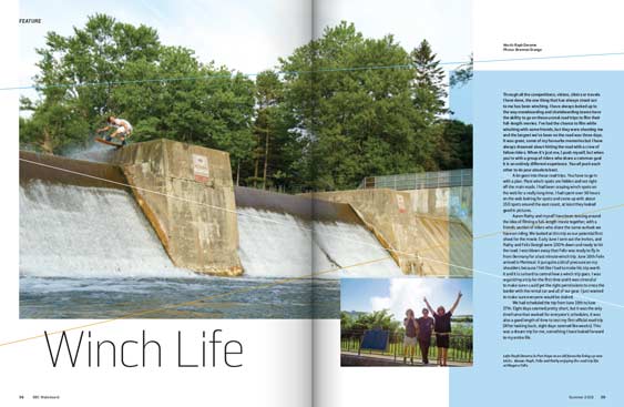SBC Wakeboard 18 magazine editorial design by Filip Jansky