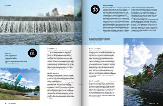 SBC Wakeboard 18 magazine editorial design by Filip Jansky